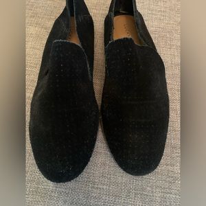 Lucky Brand Black Suede Flats Size 7.5